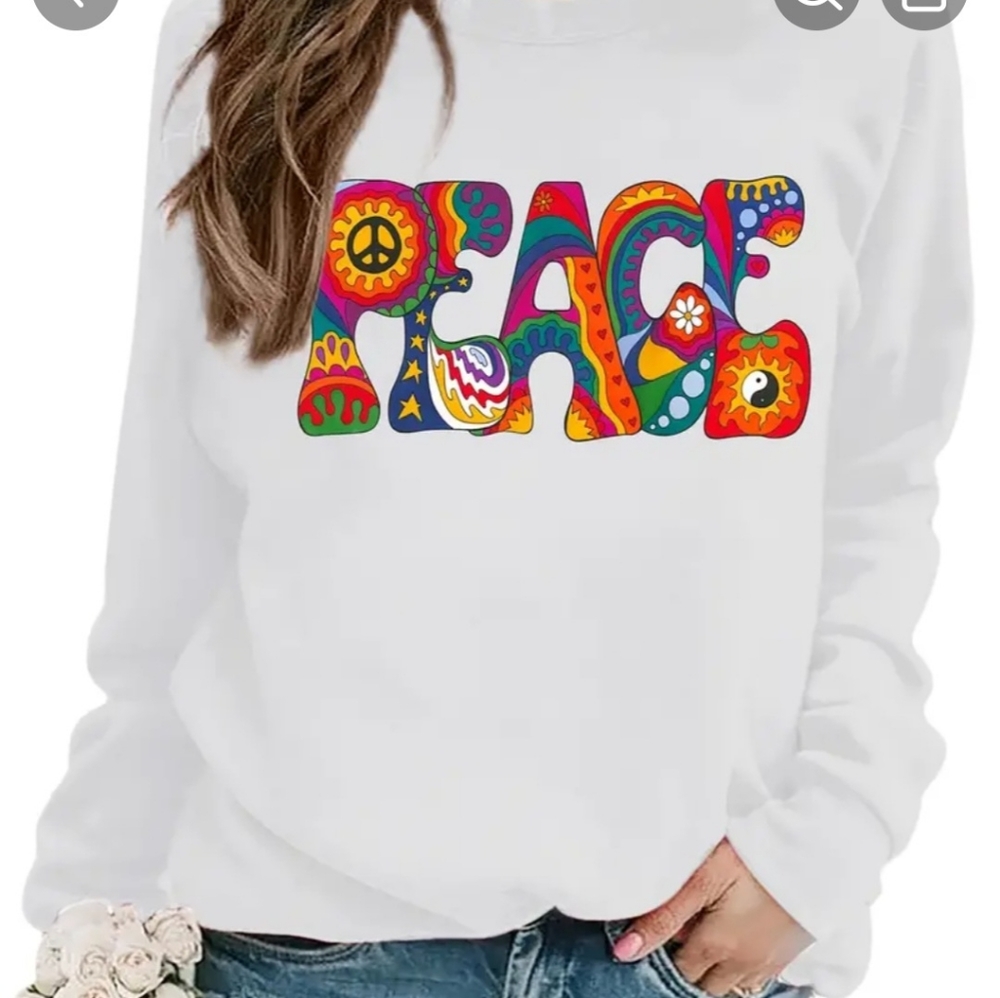 Womens crew neck sweatshirt